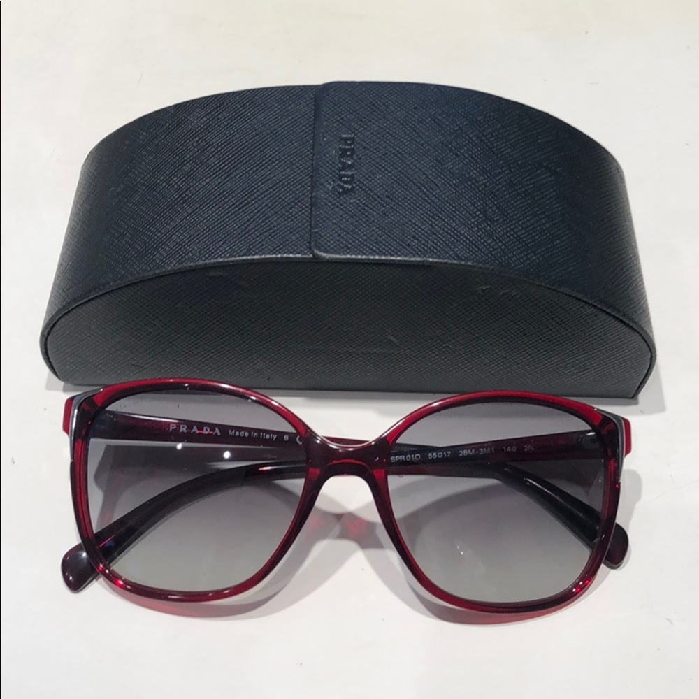 Authentic Red Prada Sunglasses